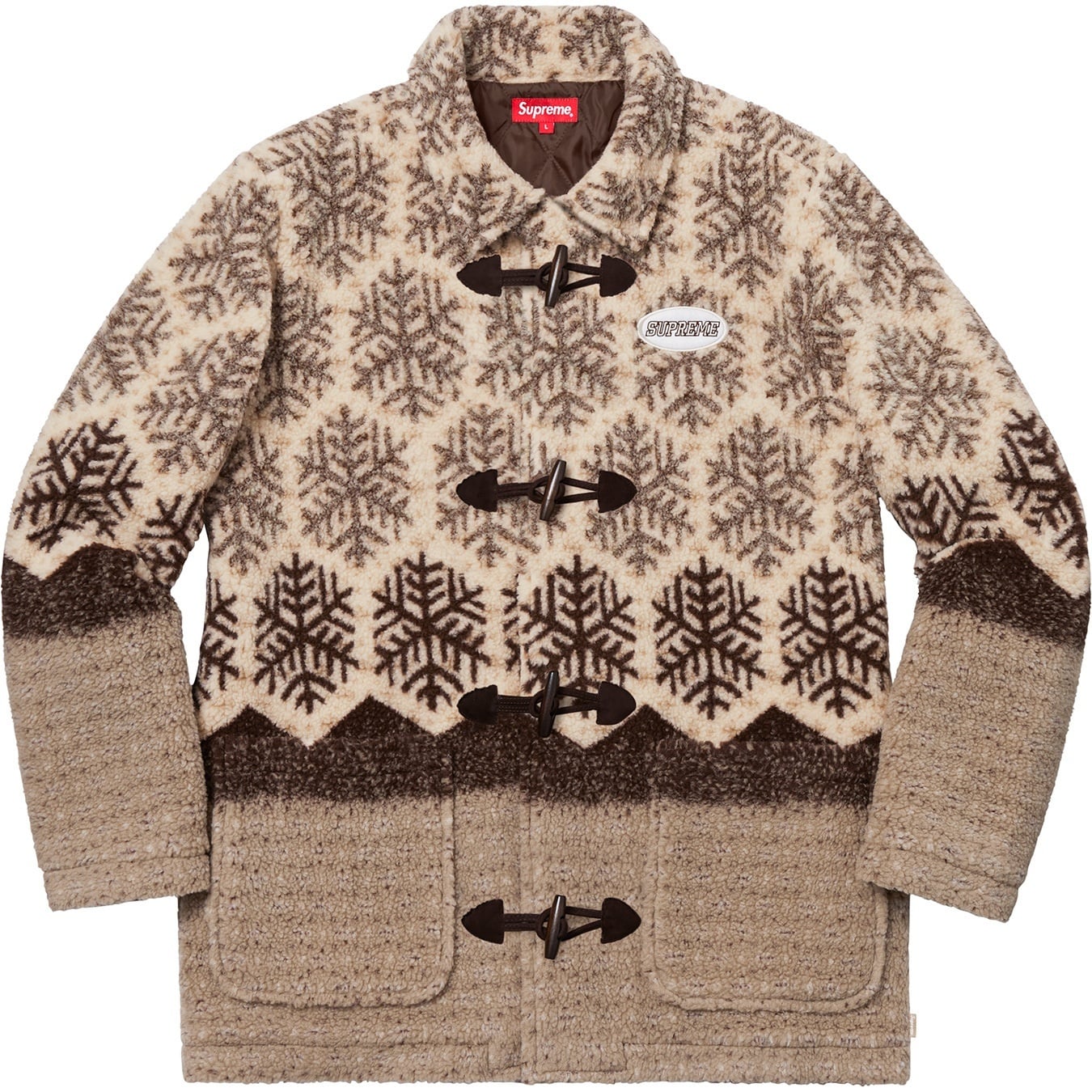 Snowflake Toggle Fleece Jacket view 13